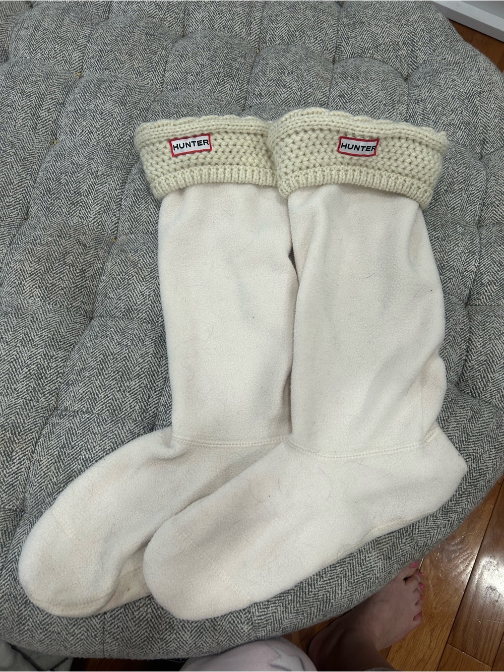 Hunter knit tall boot inserts/ size L